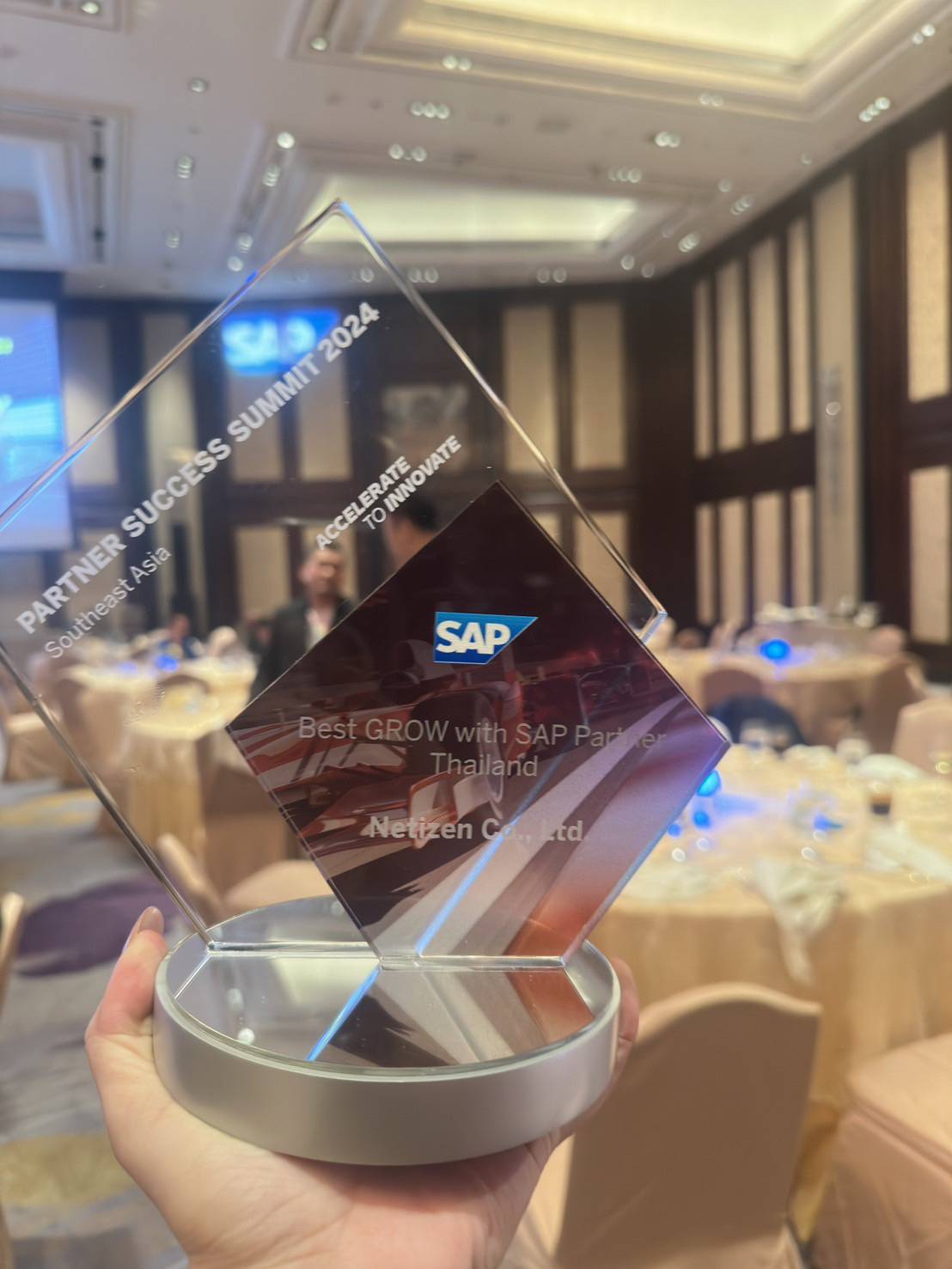 เนทติเซนท์ คว้ารางวัล Best GROW with SAP Partner Thailand ประจำปี 2024