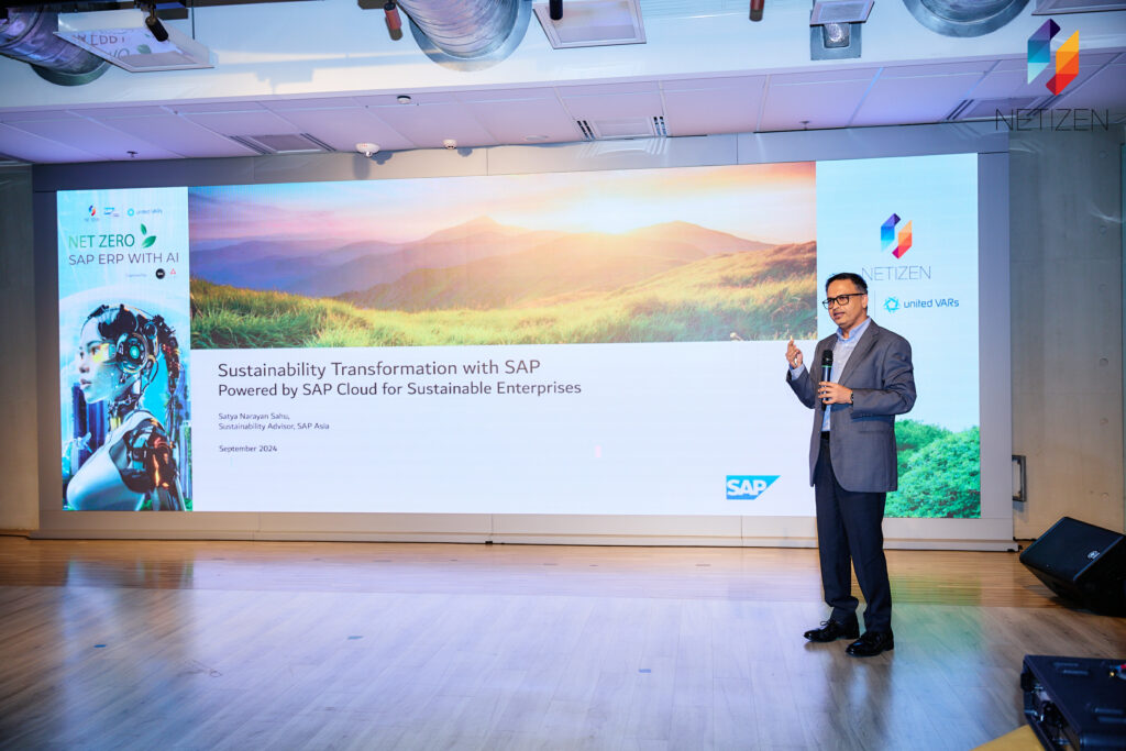 NETIZEN Solution Day 2024 - Embracing the Future of Sustainability with NET ZERO SAP ERP with AI