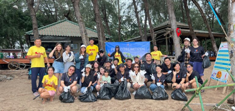 NETIZEN Promoting Sustainability and Environmental Conservation at Tien Talay Beach